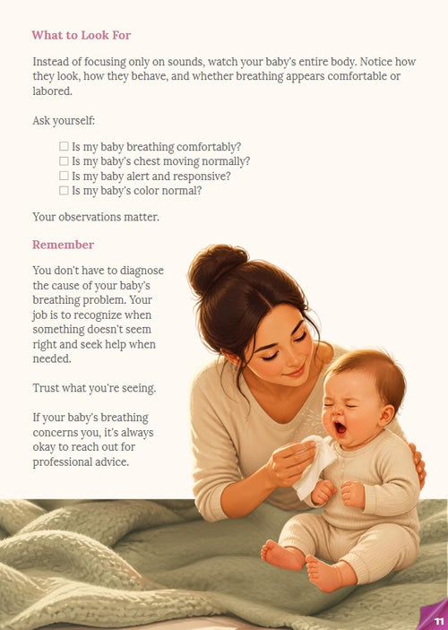 Newborn First Aid & Emergency Cheat Sheets For New Moms