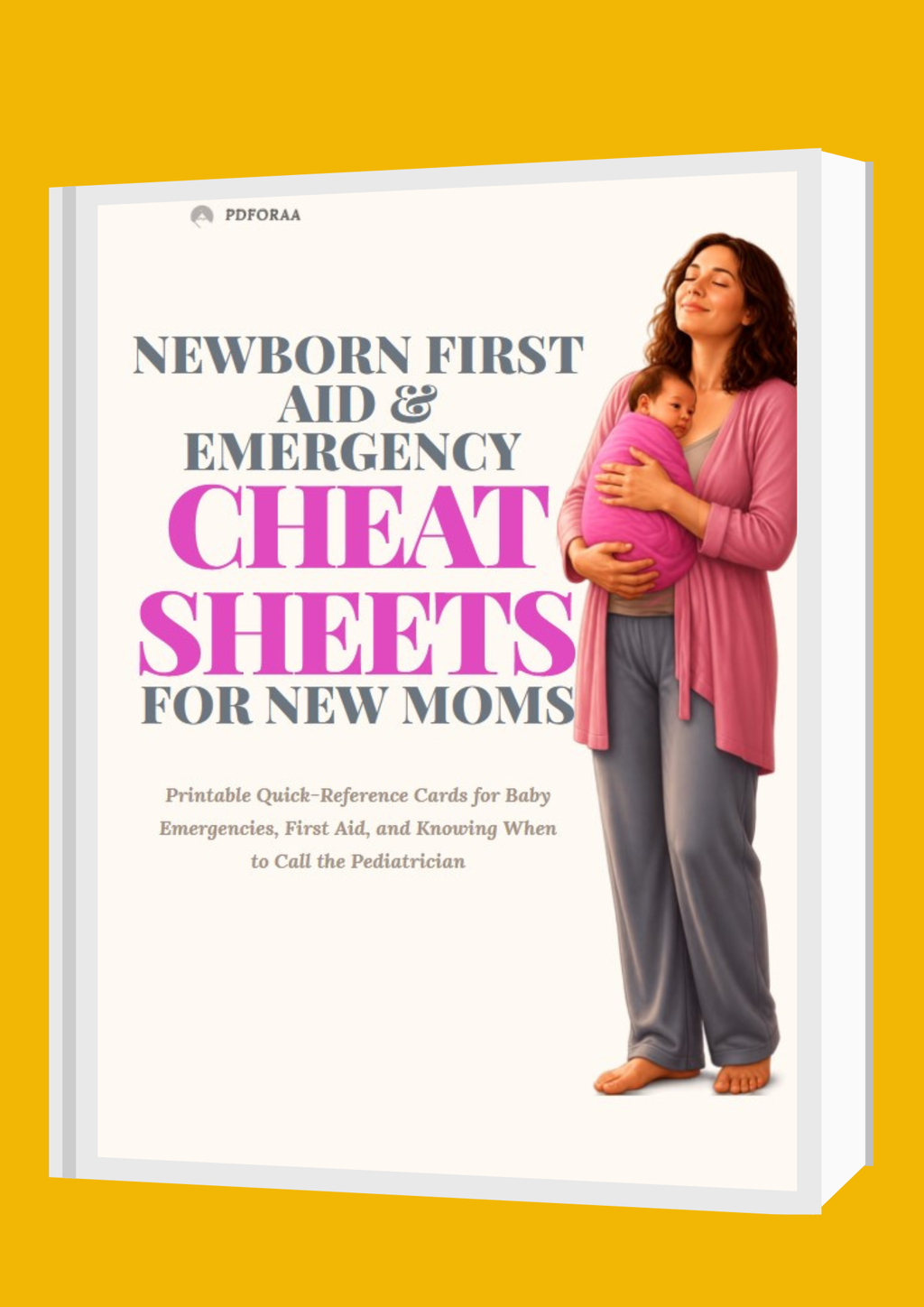 Newborn First Aid & Emergency Cheat Sheets For New Moms